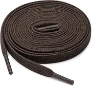 [uxcell] 2 Pairs Waxed Cotton Leather Boots Casual Shoes Flat Shoelaces for Men Women