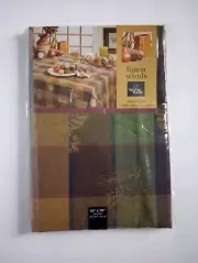 Home Wear Fall "Forest Winds" Jacquard Tablecloth 52"X70" Oblong