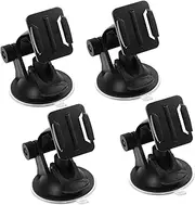 SEWOART 4pcs Camera Suction Cup Mount Action Camera Bracket for Windscreen Dashboard Roof Easy Installation Strong Adsorption Slip