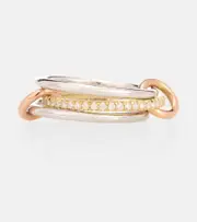 [Spinelli Kilcollin] Spinelli Kilcollin Sonny MX 18kt white, yellow and rose gold diamond ring P gold