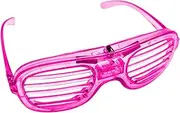 zolyet Light up El Wire n Rave Glasses Glow Flashing s Sunglasses Costumes for Par s Pink