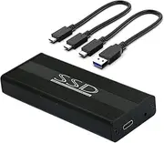 Sintech USB 3.2 Type C External Case, Compatible for 28Pin SSD from MacBook Air(Mid 2013-2016) and MacBook PRO(Late 2013 - Mid 2015),Support nVME SSD if with M.2 Card ST-NGFF2013
