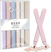 Pastel Highlighter Set - Double End Book Highlighters No Bleed - Cute Aesthetic Markers Set, Study Supplies and
