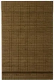 Cape Cod Cordless Bamboo Roman Shade - Maple - 30.5"W x 64"L