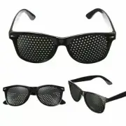 Anti-fatigue Pinhole Glasses Stenopeic Vision Improver Eyesight Car Sunglasse.