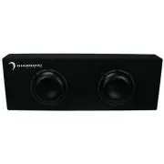 DIAMOND AUDIO DESMB8D DUAL 8" LOADED SLOT-PORTED PASSIVE ENCLOSED CAR SUBWOOFER