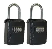 Vault Locks 3200 Key Lock Box Waterproof Combination Lockbox Portable- Pack of 2