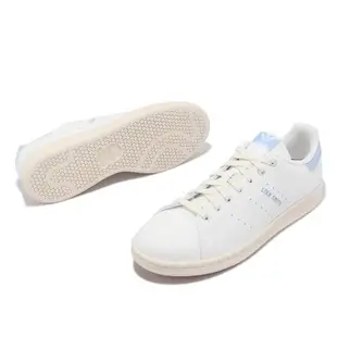 adidas 休閒鞋 Stan Smith W 女鞋 白 藍 皮革 三葉草 愛迪達 IE9646