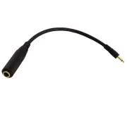 6.35mm Female to 3.5mm Male Mono/Stereo Cable 1/8 to 1/4 Adapter