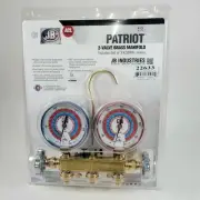 JB INDUSTRIES 22633 Manifold Gauge Kit 5 ft L,3 1/8 in Gauge 808Z55 A2L Compatib