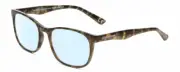 Calabria Prive Shawn Womens Designer Blue Light Glasses Olive Green Marble 56 mm