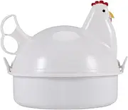 Aswalling Chicken Shaped Microwave Eggs Boiler Cooker Kitchen Cooking Appliances,Home Tool