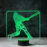 Lampeez 3D Baseball Player Illusion Lamp