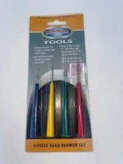 Bead Buddy Tools Bead Reamer Set of 4 Professional Quality Diamond Tipped NWT