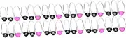 FRCOLOR 3sets Eye Mask Eye Patches for Halloween Costumes Halloween Costume Prop Cosplay Props Party Favors Party Supplies Cosplay Decor Plastic 12pcs*3
