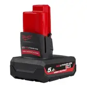 MILWAUKEE 12V RedLithium™-Ion 5.0Ah High Output Battery M12HB5