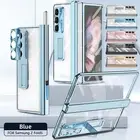 Magnetic Flip Case Screen Protect for Samsung Z Fold 6 5 4 3 5G Cover Whth S Pen