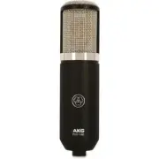 AKG Pro Audio P820 Tube Condenser Microphone, Multi-Pattern,Blue