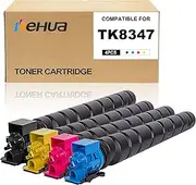 hehua Compatible TK-8347 TK-8349 Toner Cartridge Replacement for Kyocera TK8347 TK8349 Toner TASKalfa 2552ci 2553ci and Copystar CS2552ci CS2553ci (4-Pack, BK/C/M/Y)