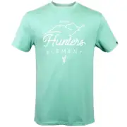 Hunters Element Panorama Mens T-Shirt Light Green S