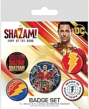 [Pyramid International] Shazam! Pin-Back Buttons 5-Pack Fury of The Gods