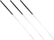 Milisten 3Pcs Puppet Arm Control Rods Stainless Steel Hand Sticks for Puppets Accessories for Stage Performances and Home Entertainment
