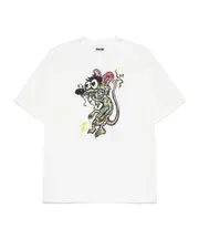 Mouse printed tee L,M white