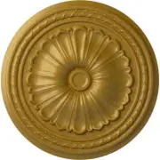 Ekena Millwork Alexa Urethane Ceiling Medallion 20.5" Polyurethane Pharaohs Gold