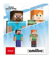 amiibo: Super Smash Bros Series - Steve + Alex (2-pack)