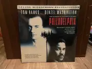 Philadelphia LASERDISC Deluxe Widescreen ~ Tom Hanks Denzel Washington ~ SEALED