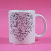 Mum You Rock Mug~ Funny Mum Gift~ Funny Mum Mug~ Mothers Day Mug~tattoo Mum