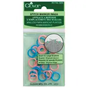 Clover Stitch Marker Rings