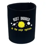 Alcohol Best Drinker Solar System - Funny Novelty Stubby Holder