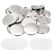 1.72" Blank Button Making Supplies,25Pcs Badge Parts for Button Maker Machine