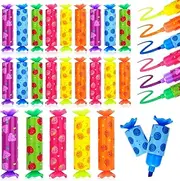 OPPZZIT 30pcs Candy Pastel Highlighters Pens, 6 Colors of Bright & Long-Lasting Colors Stabilo Highlighters for Kids, Cute and Portable