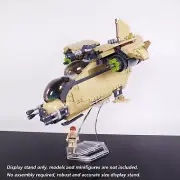 Display Stand for LEGO 75084 Wookiee Gunship, Acrylic 3D transparent stand only.