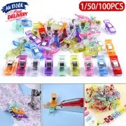 50/100Pcs Wonder Clips Crafts Fabric Quilting Crochet Craft Wonder Clips Plastic