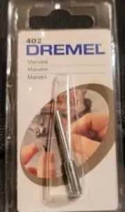Dremel 402 Stainless Steel Rotary Tool Mandrel, 1/8" Shank Diameter