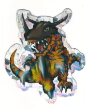 Digimon - Greymon - Vending Machine Sticker