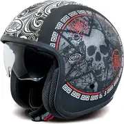 Premier Vintage SK, open face helmet , color: Matt-Black , size: XS