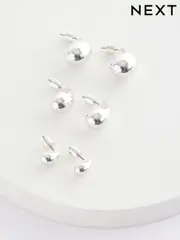 Silver Tone Teardrop Earrings 3 Pack (411629) | $23
