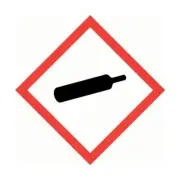 Brady GHS Pictogram Label - Gas Cylinder 20 x 20mm Self Adhesive Vinyl - 1000/Pa