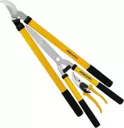 Ergonomic Pruning Set: 3-Piece Lopper, Shear & Pruner for Effortless Garden Care