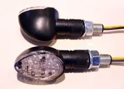K&S Technologies 25-8936 LED Ultra fits Mini™ Stalk Marker Lights - Oval with Sh