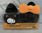 The Creme Shop x Hello Kitty Limited Edition Halloween Plush Spa Headband Black