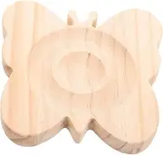 NIYANGLE Wooden Beaded Bracelet Display Tray Smooth Surface Bangle Holder for Jewelry Storage Compact Design for Organizing Bracelets and Bangles Butterfly