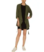 Sanctuary Clothing Womens On the Go Jacket, Green, Small