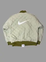 Nike Air Sportswear Reversible Varsity Bomber Jacket Women Sz L New DV7876-307