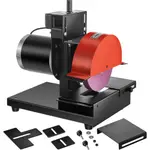 VEVOR Blade Grinder, 1 HP Lawn Mower Blade Grinder, 1700 RPM Variable Speed Bench Grinder, 10" Diameter Grinding Plate Power Bench Grinders with Pure