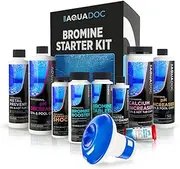Aquadoc Bromine Hot Tub Starter Kit for Spas, Complete Spa Maintenance Kit with Bromine Tablets & Complete Hot Tub Chemicals Starter Kit with All Spa Chemicals for Hot Tub Kit for pH Water Balance